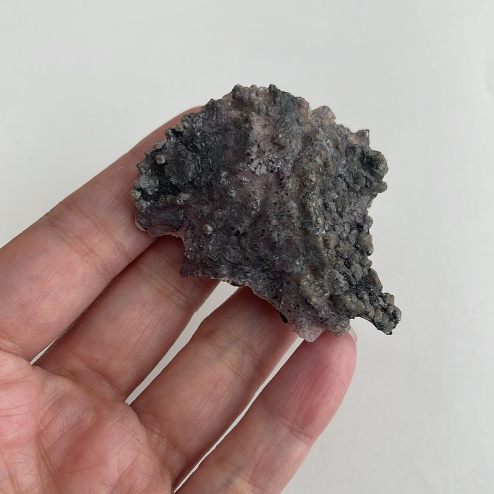 Fluorite and selenite crystal cluster - Picture 2 of 6